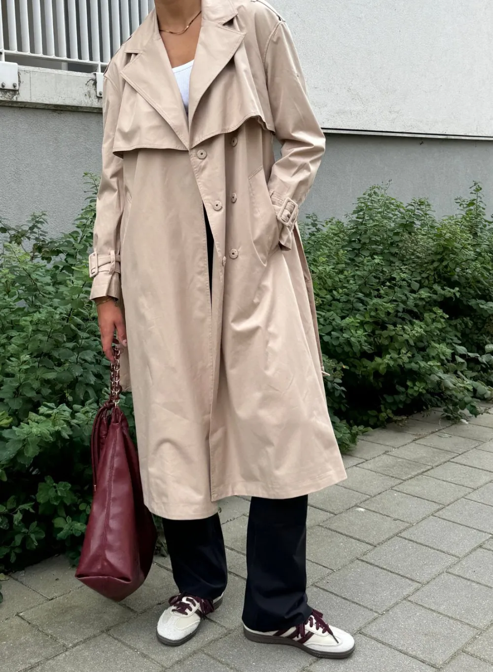 AIM’N Recycled Tech Trench Coat