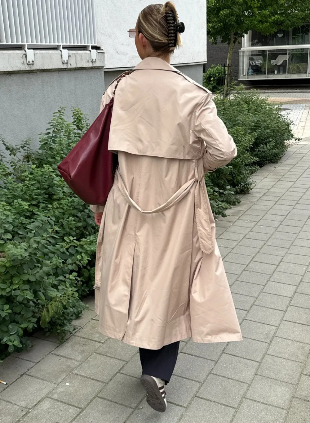 AIM’N Recycled Tech Trench Coat