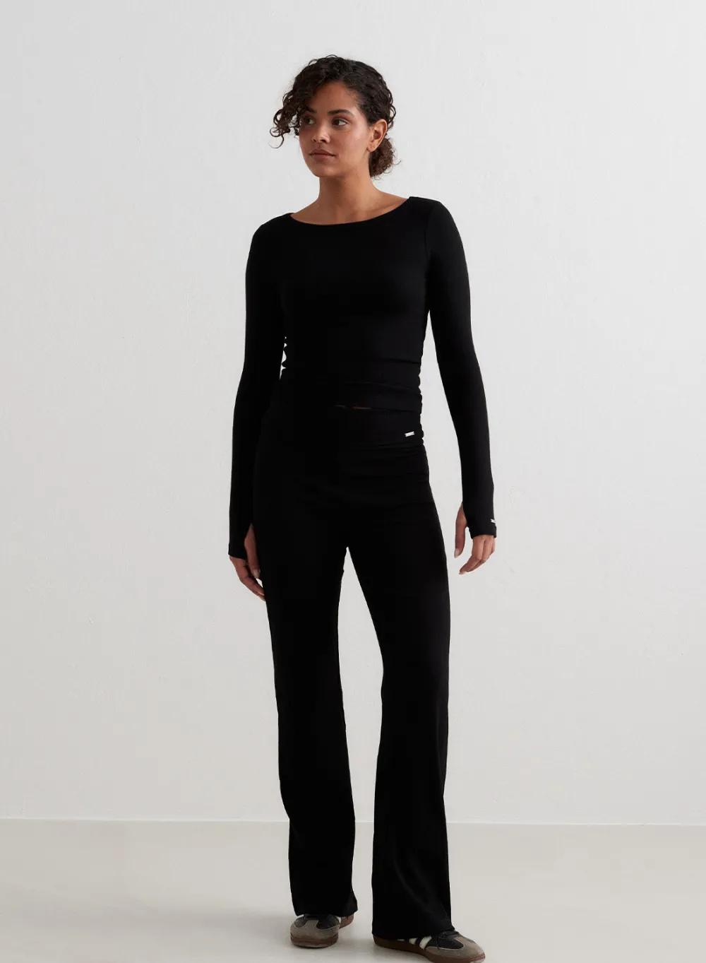 AIM’N Ease Ribbed Long Sleeve Top