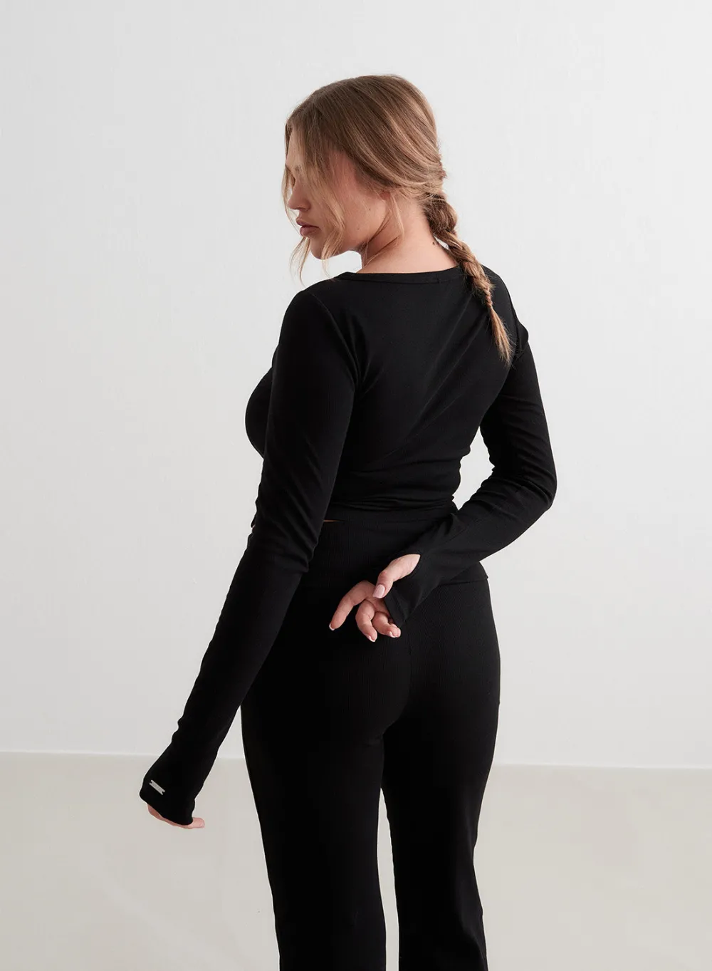AIM’N Ease Ribbed Long Sleeve Top