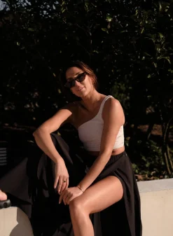 AIM’N Black Flowy Skirt