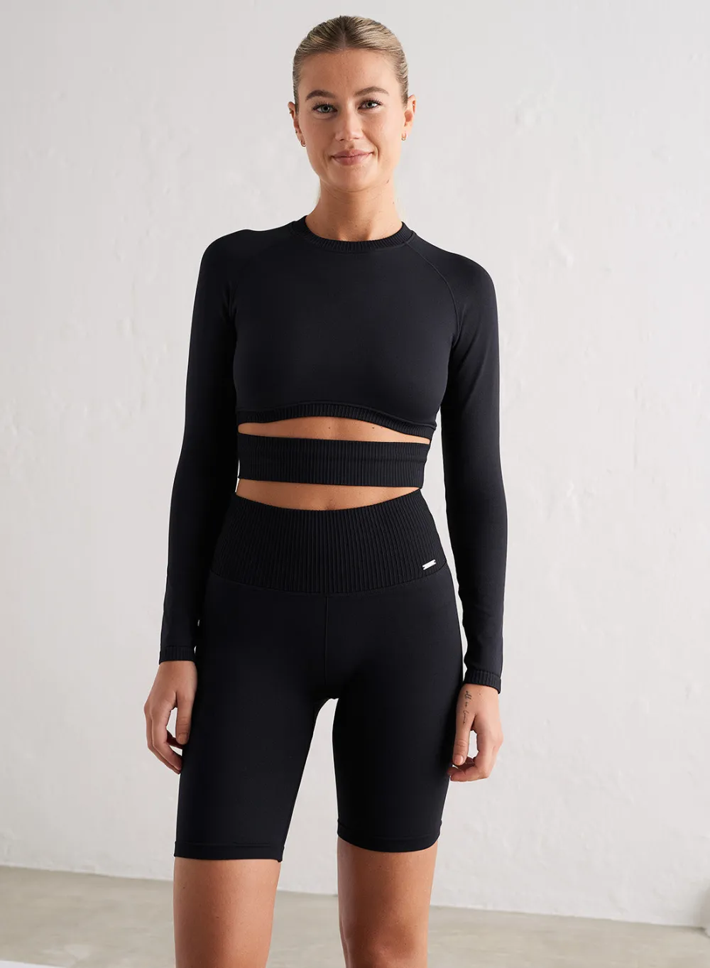 AIM’N Black Limitless Seamless Biker Shorts