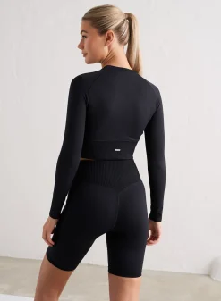 AIM’N Black Limitless Seamless Biker Shorts
