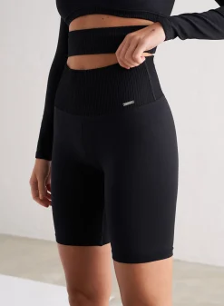 AIM’N Black Limitless Seamless Biker Shorts