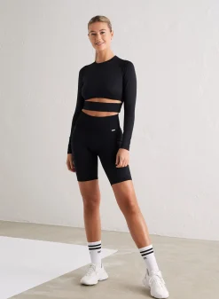 AIM’N Black Limitless Seamless Biker Shorts