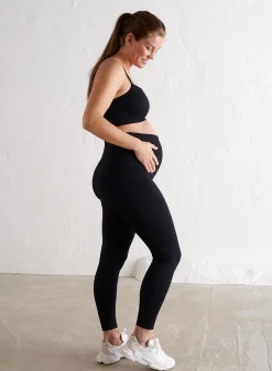 AIM’N Maternity Ribbed Seamless Tights