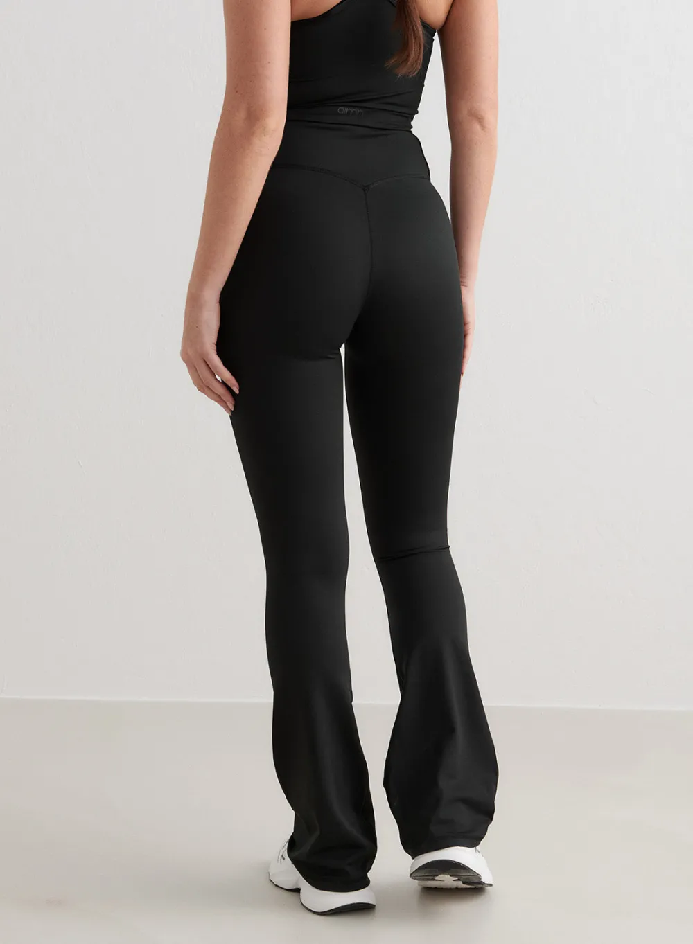 AIM’N Black Monochrome Core Flare Tights