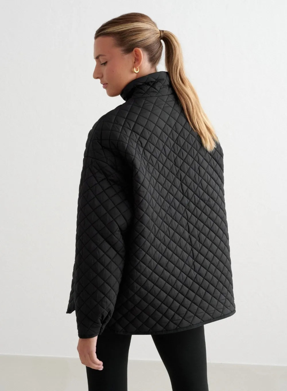 AIM’N Oversized Quilted Jacket