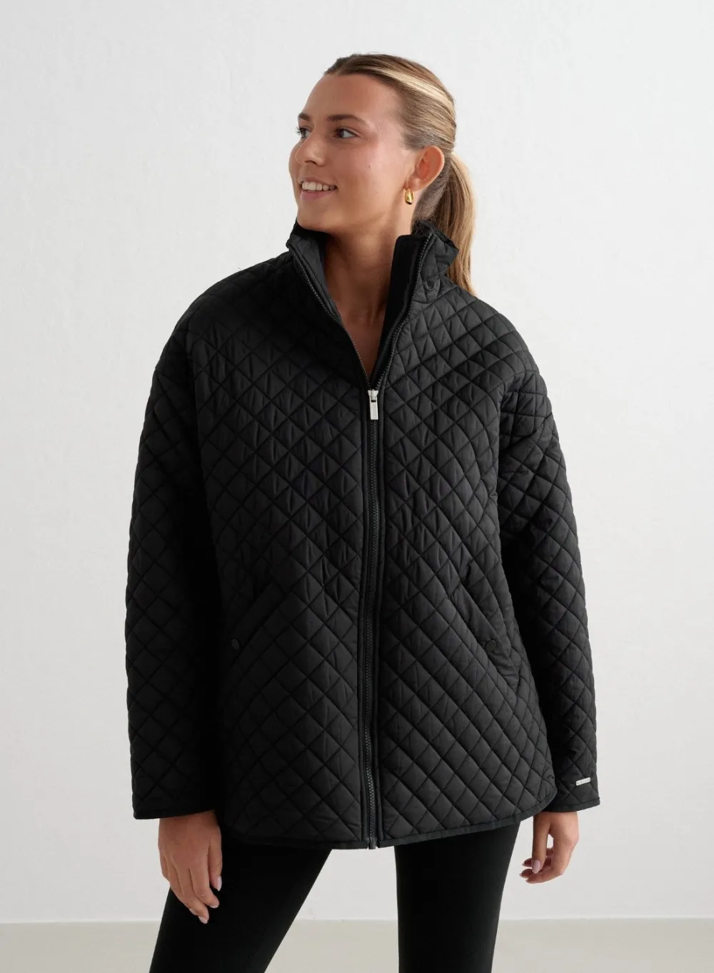 AIM’N Oversized Quilted Jacket
