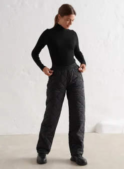 AIM’N Black Quilted Pants