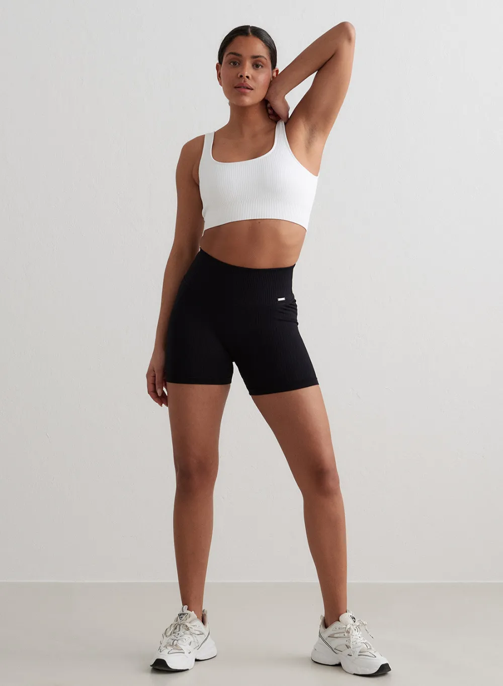 AIM’N Ribbed Midi Biker Shorts