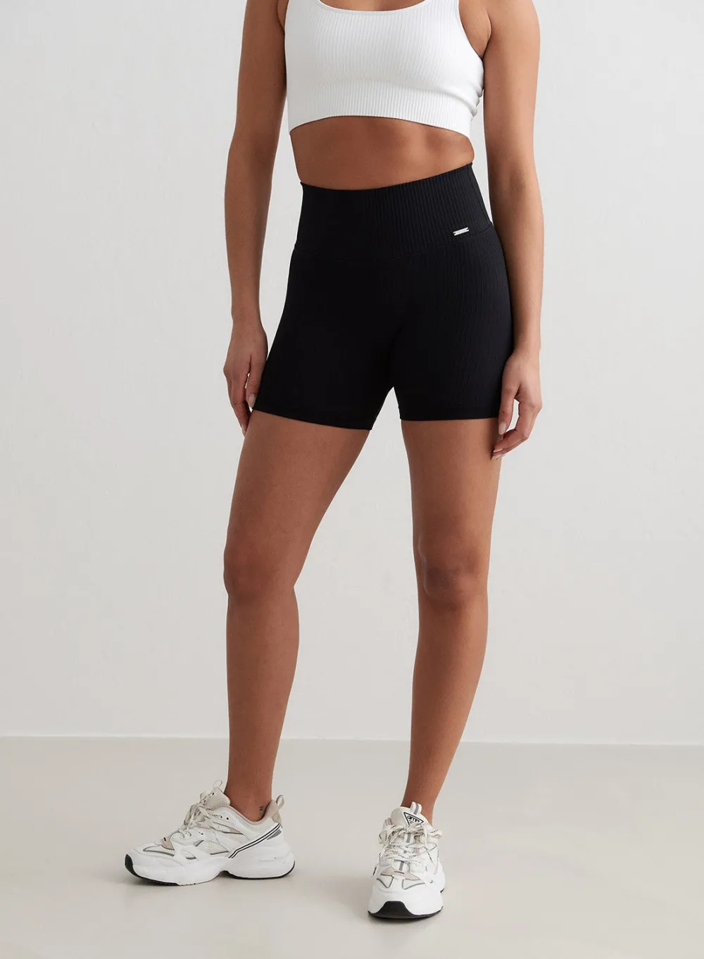 AIM’N Ribbed Midi Biker Shorts