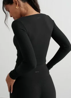AIM’N Ribbed Performance Zipped Cardigan