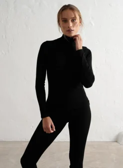 AIM’N Ribbed Wool Half Zip