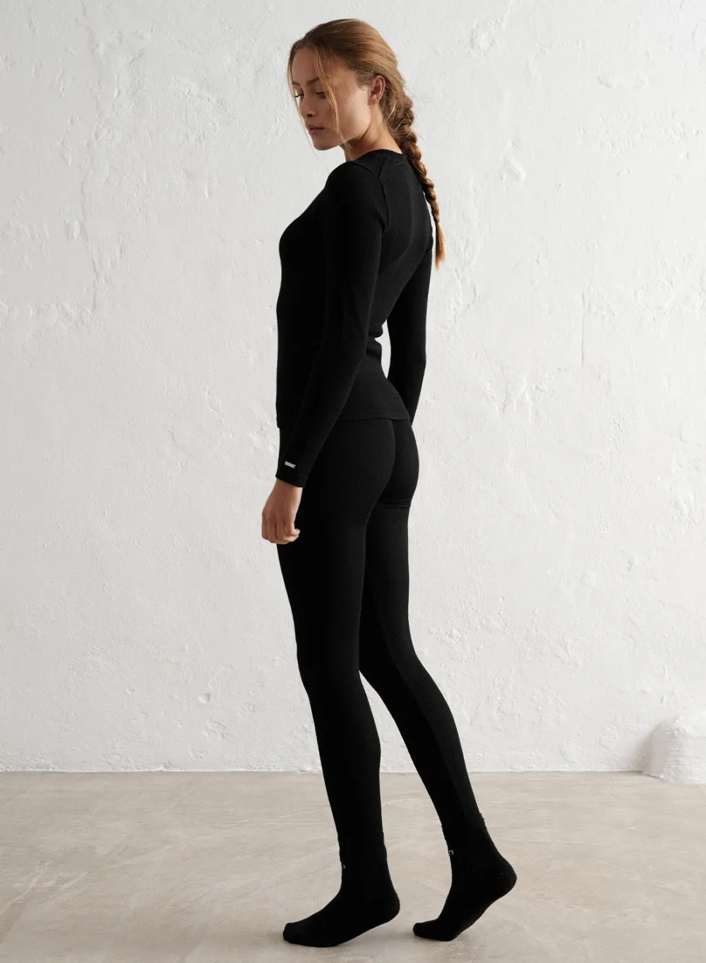 AIM’N Ribbed Wool Long Sleeve
