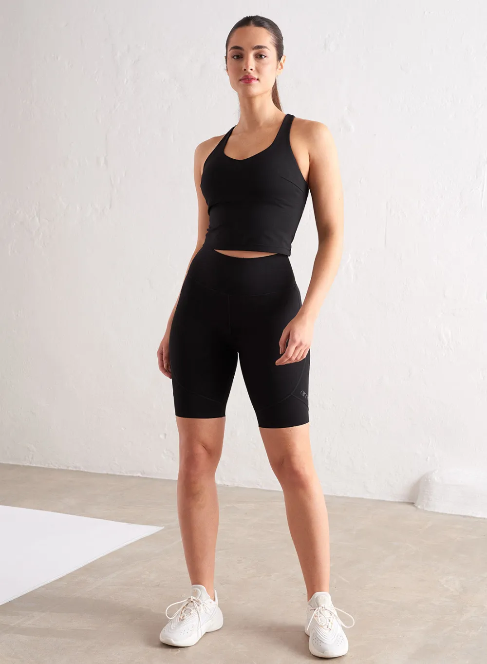 AIM’N Black Sculpting Biker Shorts