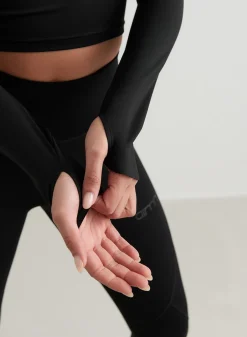 AIM’N Black Sculpting Long Sleeve Bolero