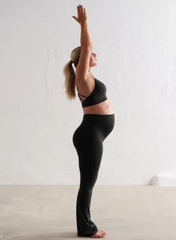 AIM’N Black Sense Maternity Flare Tights