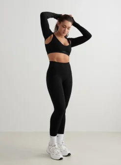 AIM’N Black Shape Seamless Long Sleeve Bolero