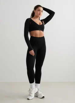 AIM’N Black Shape Seamless Long Sleeve Bolero