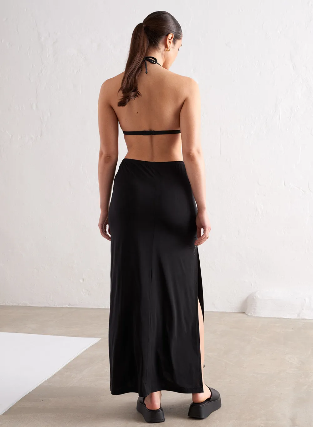 AIM’N Black Sheer Tech Skirt