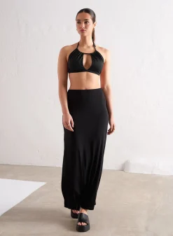 AIM’N Black Sheer Tech Skirt
