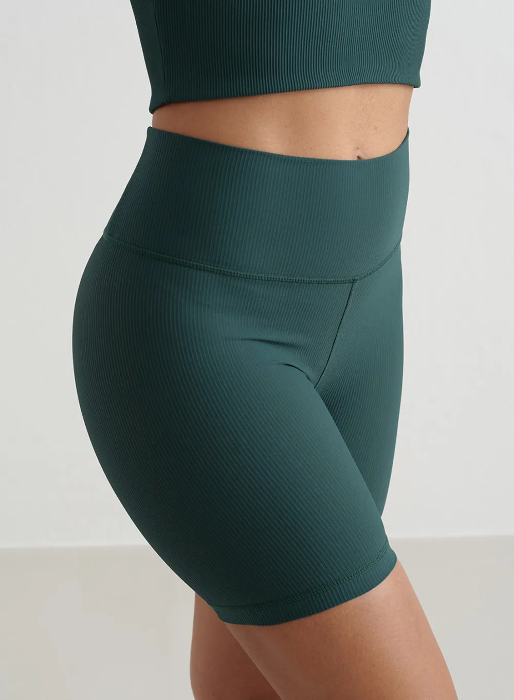 AIM’N Ribbed Performance Midi Biker Shorts