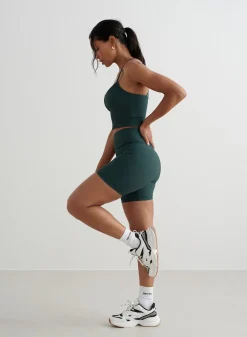 AIM’N Ribbed Performance Midi Biker Shorts