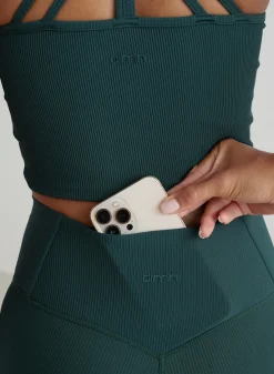 AIM’N Ribbed Performance Midi Biker Shorts