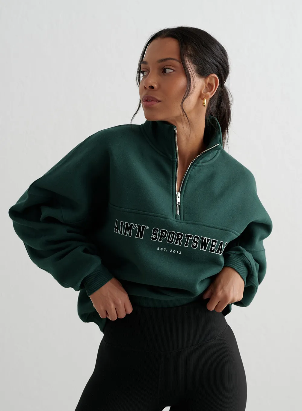 AIM’N Varsity Sweat Half Zip