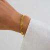 AIM’N Gold Waterproof Braid Bracelet