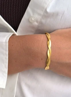 AIM’N Gold Waterproof Braid Bracelet
