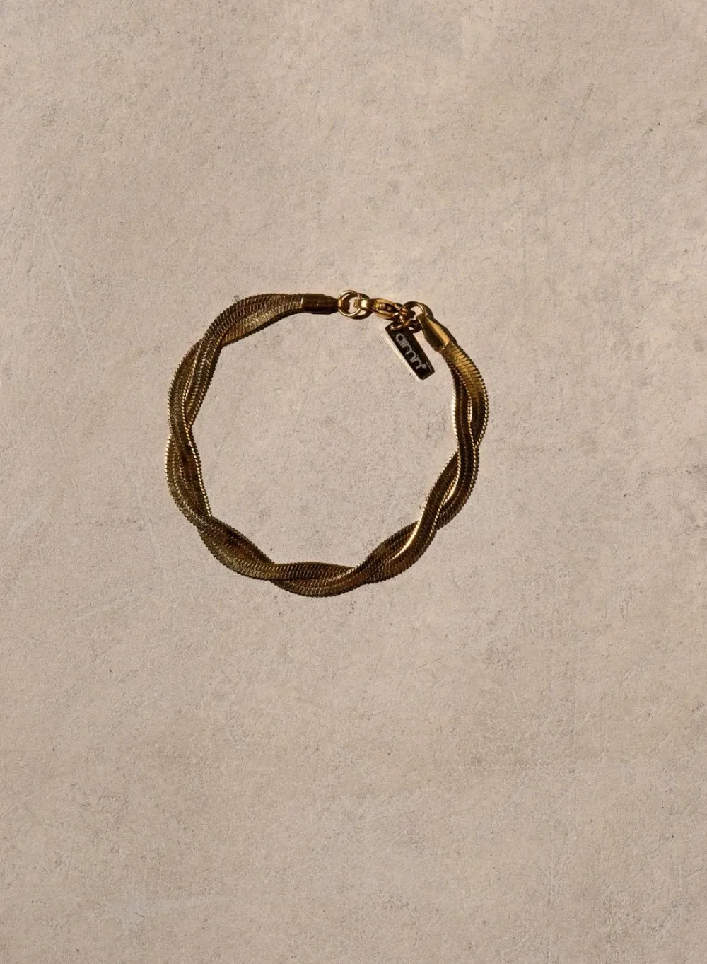 AIM’N Gold Waterproof Braid Bracelet