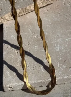 AIM’N Gold Waterproof Braid Necklace