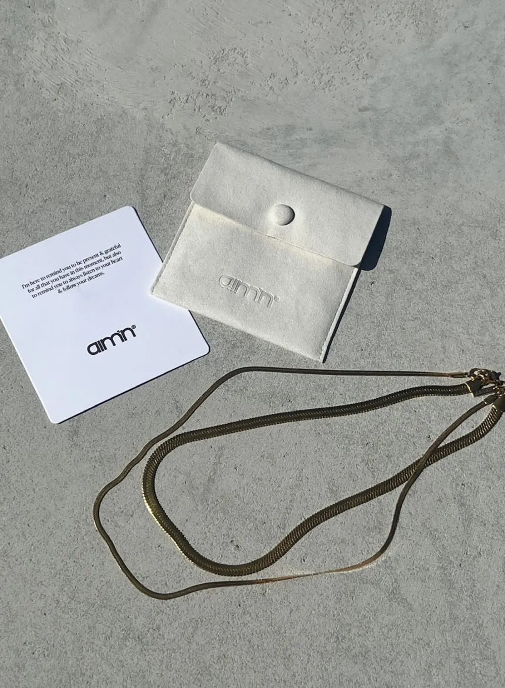 AIM’N Waterproof Double Necklace