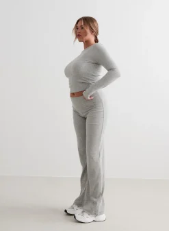 AIM’N Ease Ribbed Long Sleeve Top