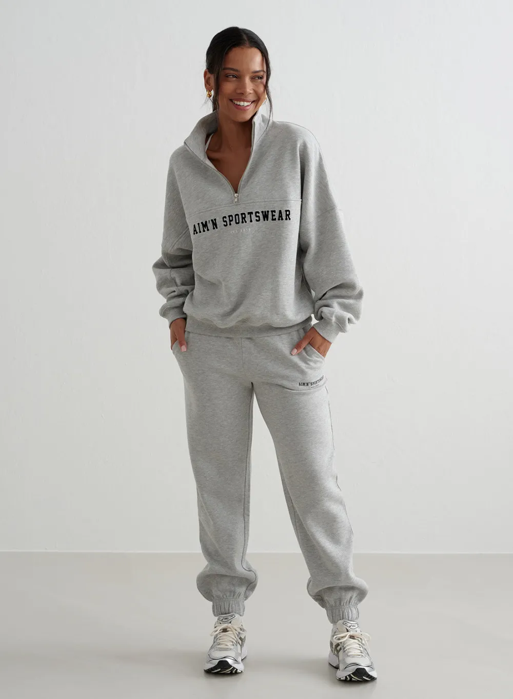 AIM’N Varsity Sweat Half Zip