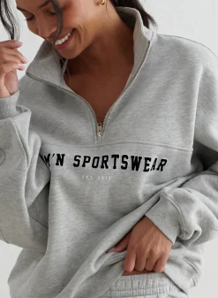 AIM’N Varsity Sweat Half Zip