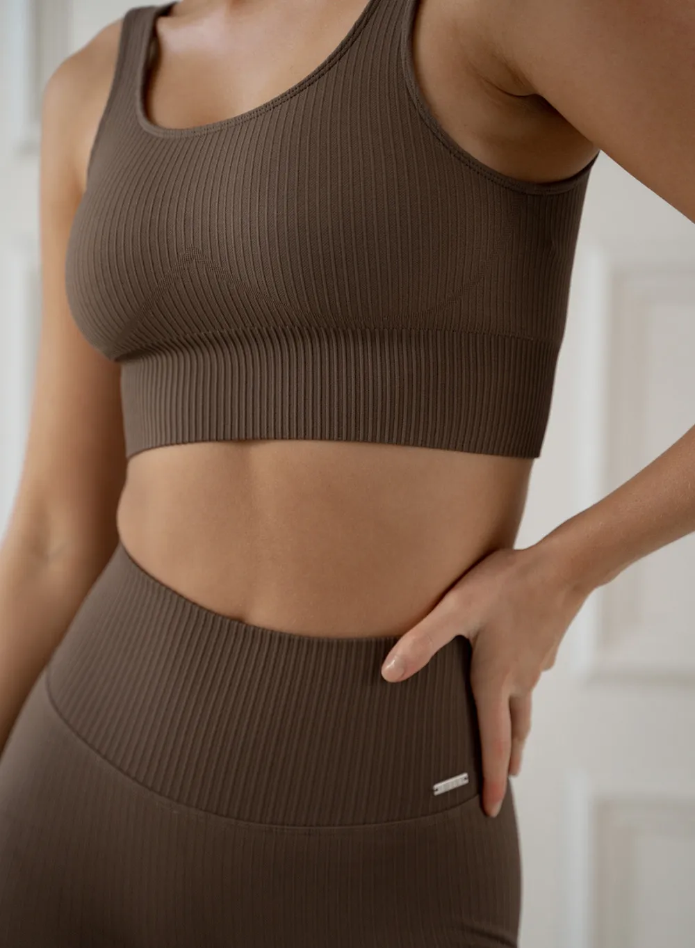 AIM’N Ribbed Seamless Tank Bra