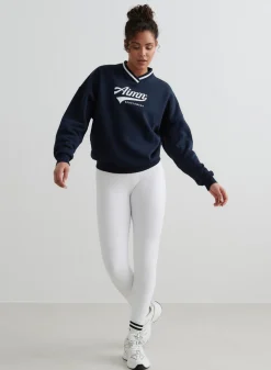 AIM’N Navy Pitch V-neck Sweatshirt