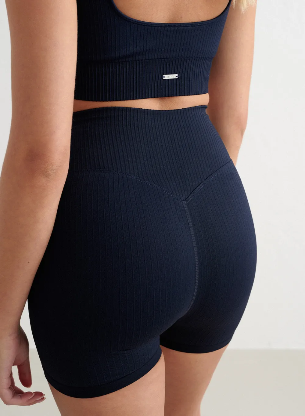 AIM’N Ribbed Midi Biker Shorts