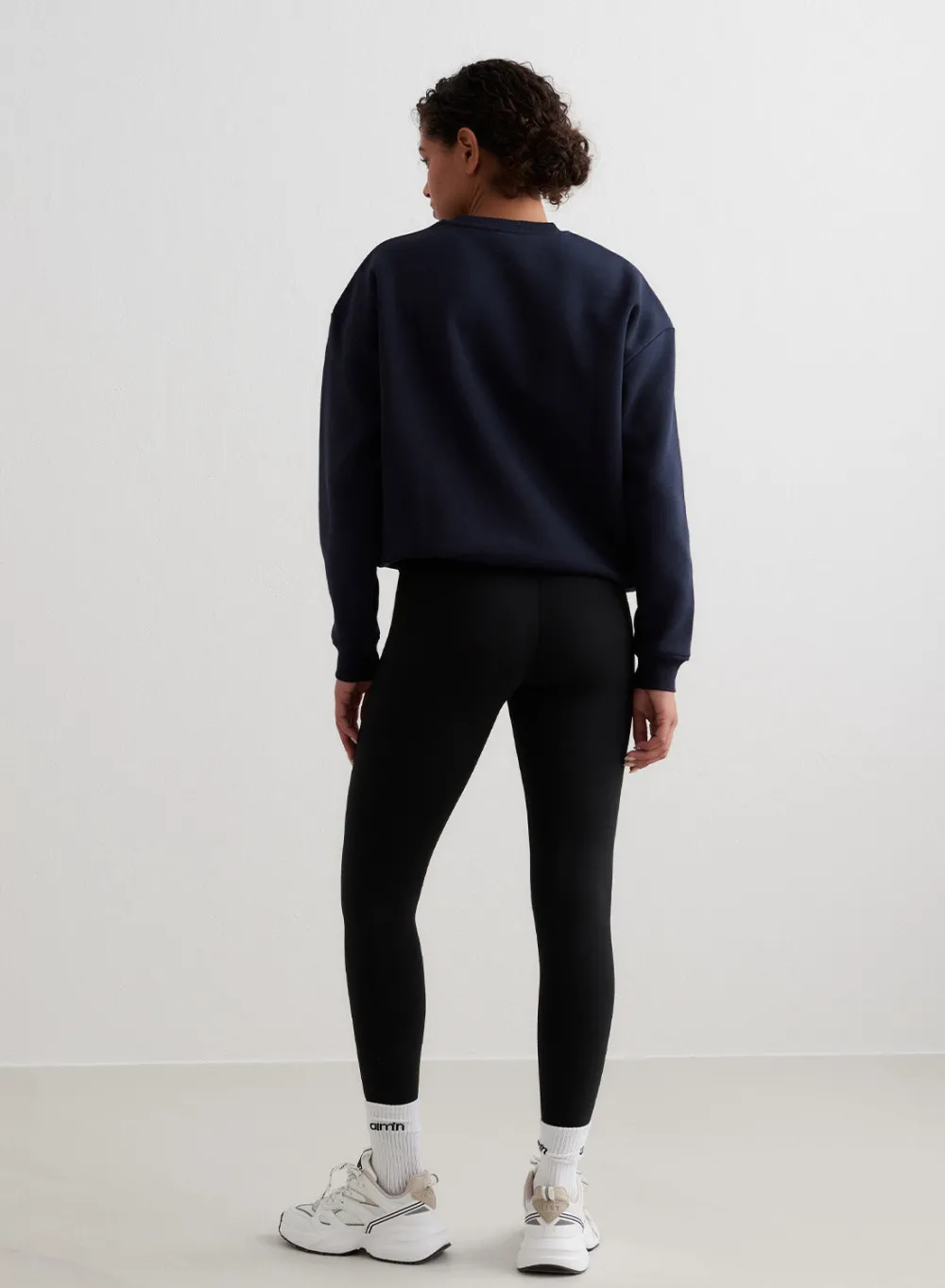 AIM’N Navy Varsity Sweatshirt