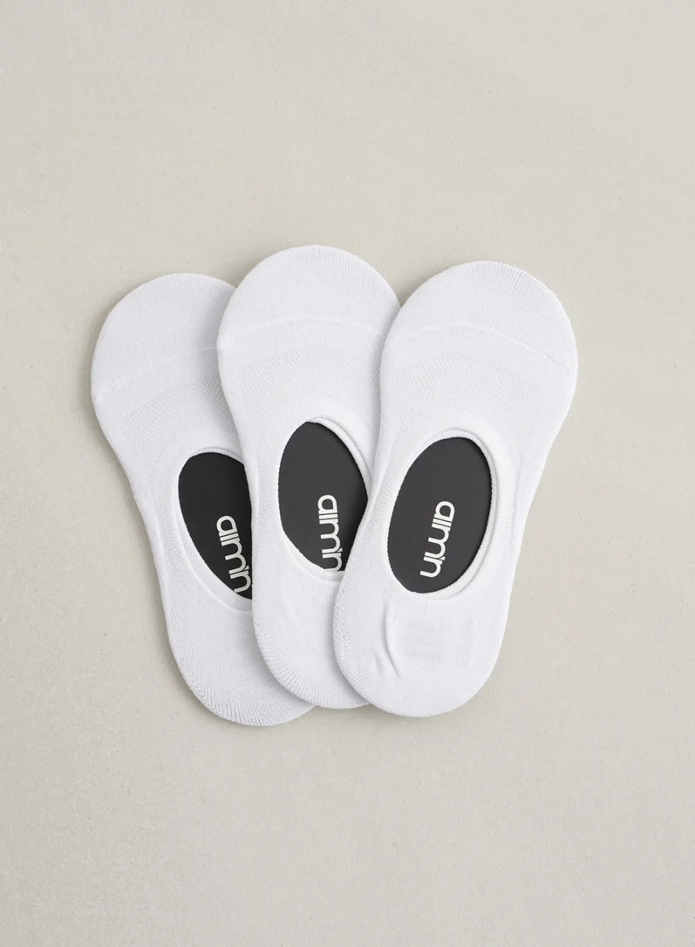AIM’N 3-Pack Invisible Workout Socks