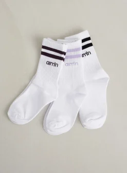 AIM’N Pale Lavender Young Aim High Socks 3-pack