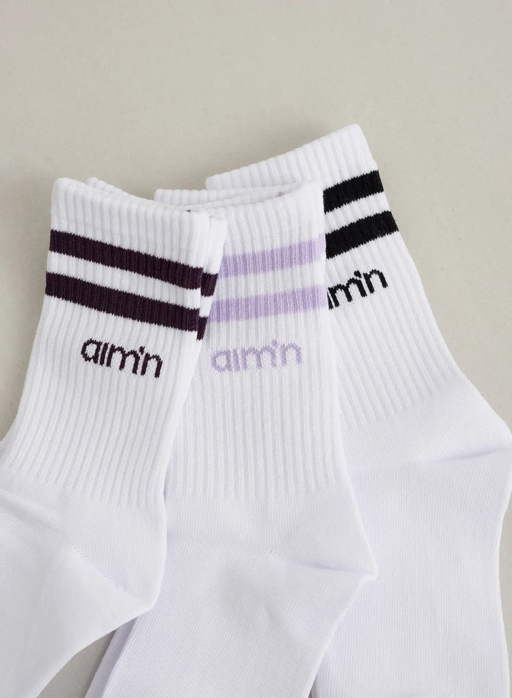 AIM’N Pale Lavender Young Aim High Socks 3-pack