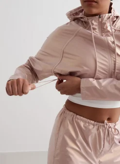 AIM’N Metallic Cropped Jacket