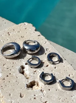 AIM’N Waterproof Drop Hoop Earrings
