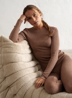 AIM’N Ribbed Wool Long Sleeve
