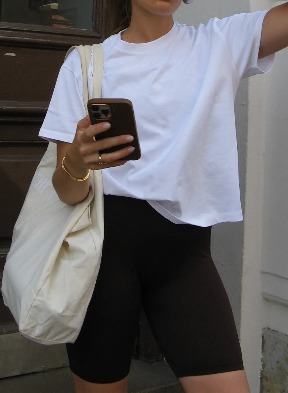 AIM’N White Boxy T-shirt