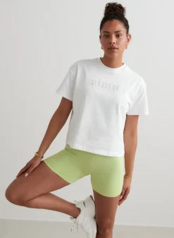 AIM’N White Club Boxy T-Shirt